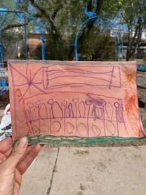 One student’s “blueprint for the garden”