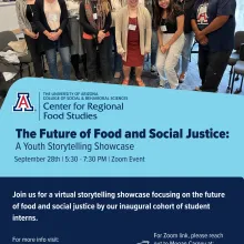 CRFS Future of Food and Social Justice Event Flyer